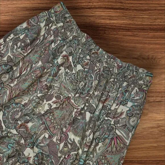 Nekane NKN Boho Paisley Wide-Leg Ruffle Pants - Picture 4 of 6